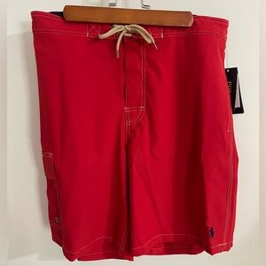 New w/ Tags Red Ralph Lauren Bathing Suit Men’s (M)